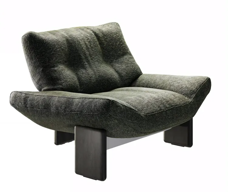 Emmi Armchair Textile by Minotti