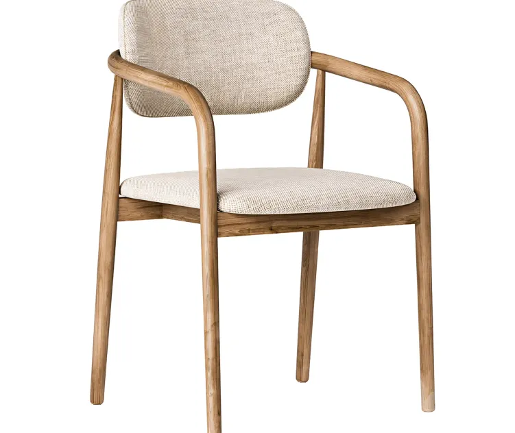 Natural Beige Dining Chair