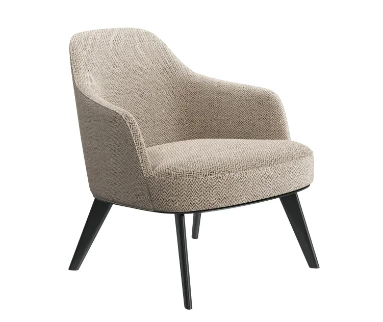 Poliform Jane armchair metal base