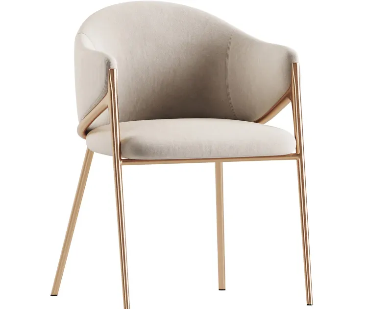 Richmond Gwen Chair Khaki Velvet