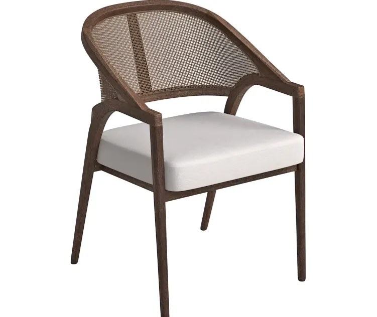 Aimee Dining Arm Chair in Cinder