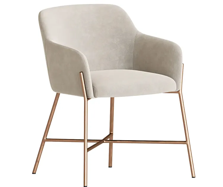 Ana Velvet Arm Dining Chair