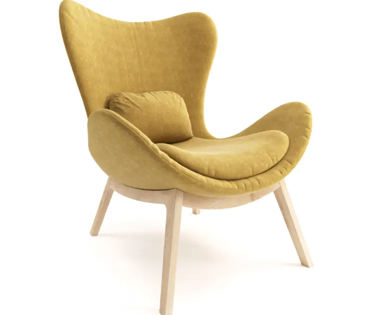 Calligaris lazy with wooden base