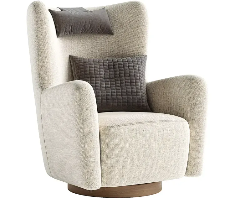 Colette Swivel Armchair by Castlery