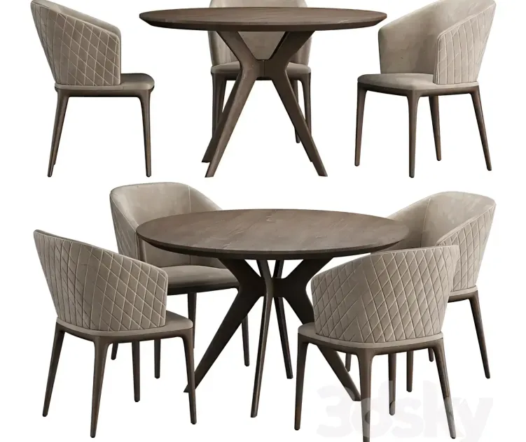 LOUISE Chair Clark Table