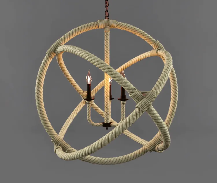 ROPE PLANETARIUM CHANDELIER LARGE
