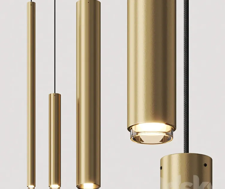 Aldo Bernardi Tubo Line Pendant Lamps