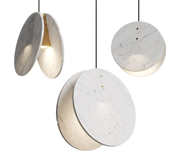 Marc Wood Studio Shell Pendant Lamps