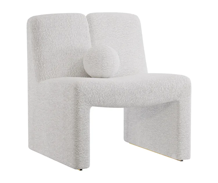 EICHHOLTZ CHAIR MACINTOSH BOUCLE CREAM