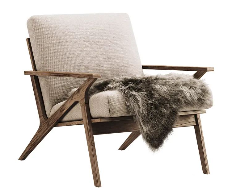 Cavett Wood Frame Chair