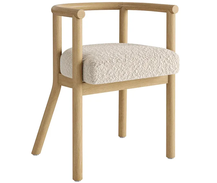 Crate And Barrel White Horse Upholstered Kids Play Chair By Leanne Ford