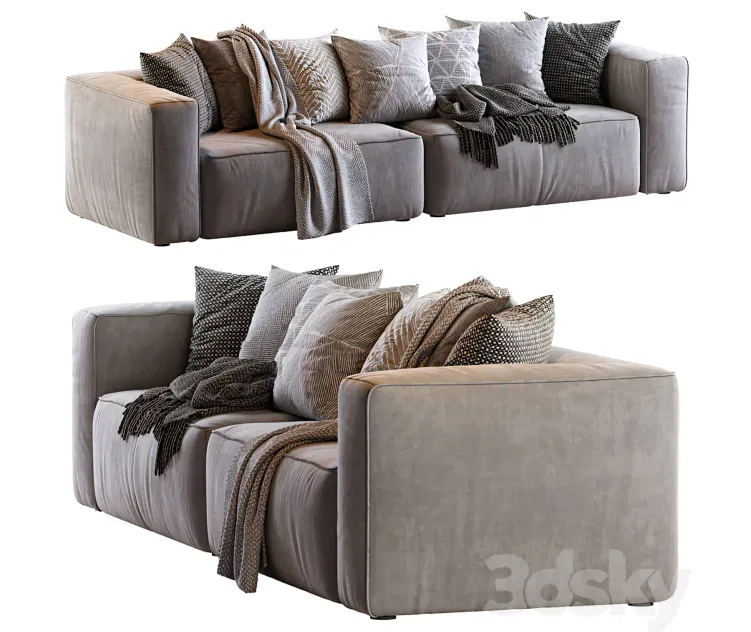 Mello Taos Brown Right Arm Corner Sectional