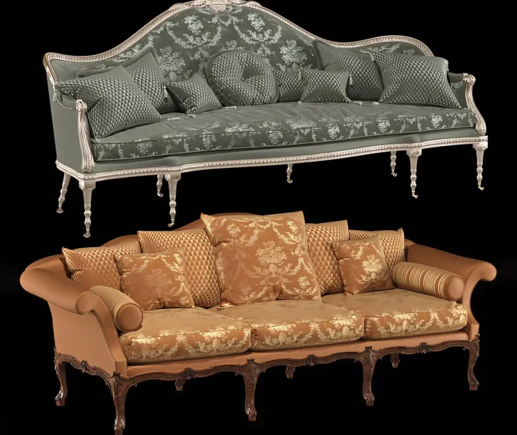 RONALD PHILLIPS Brocket Sofa And George Sofa