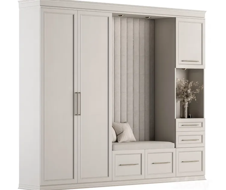 Hallway White Cream Entrance