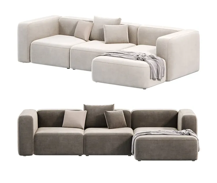 BASECAMP CHAISELOUNGE Left Modular Sofa by Makenordic
