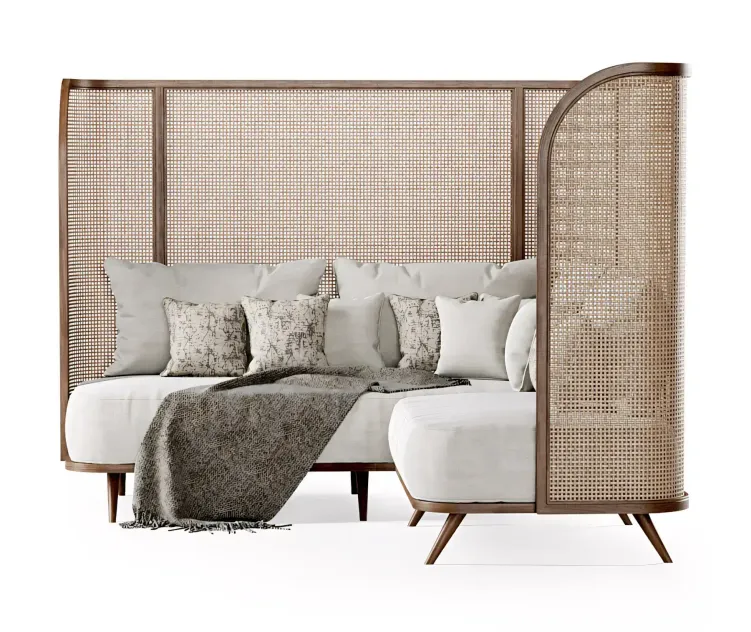 Corner Garden Sofa HLS High Back