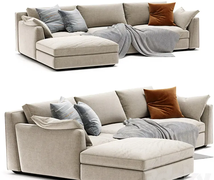 Horm Ellington Chaise Longue Sofa