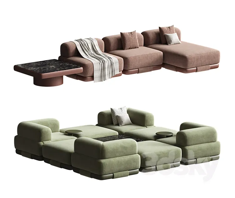 INSULA MODUlLAR Sofa Kettal