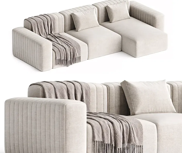 RIF Sofa with Chaise Longue By NORR