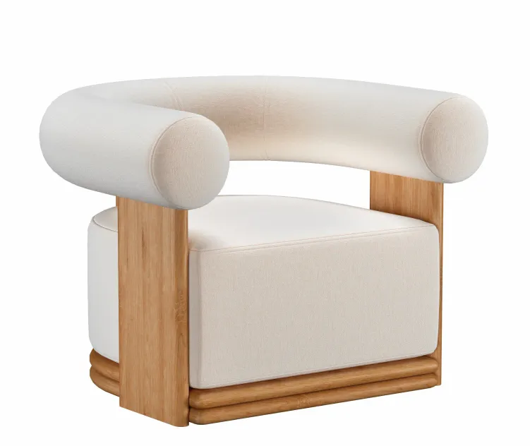 BONDI TEAK SWIVEL LOUNGE CHAIR