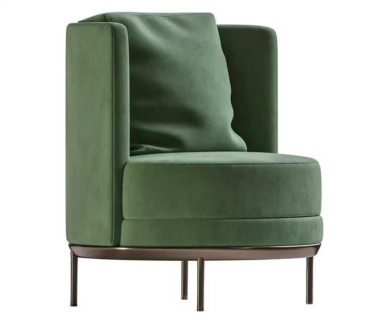 Green Armchair Redner