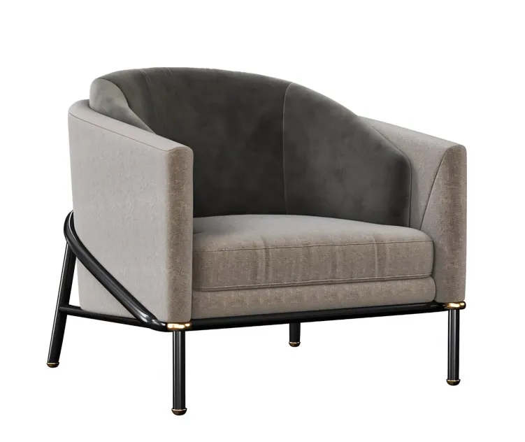 Minotti Fil Noir Armchair