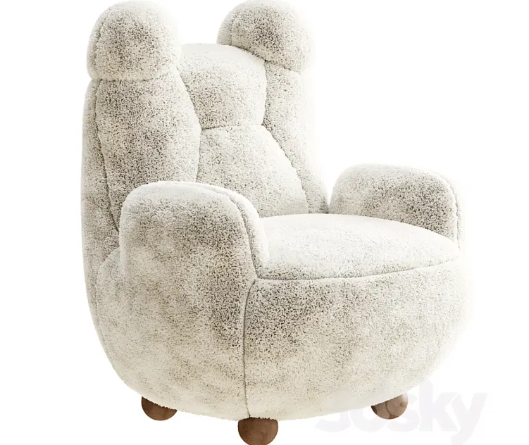 Papa Bear Armchair Fur