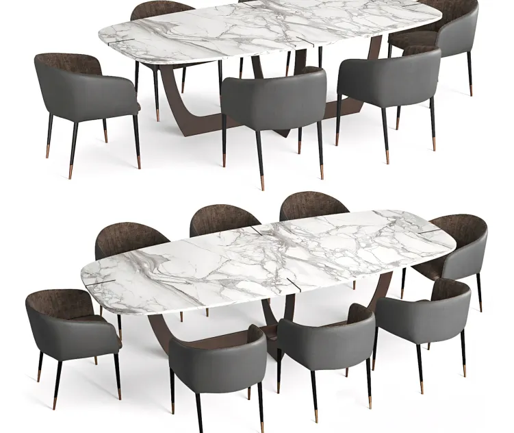 Baxter Romeo Table Sunpan Asher Chair