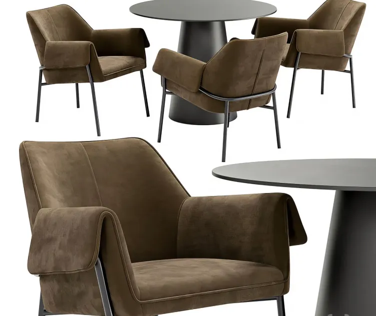 Bess Dining Chair Alcor Table