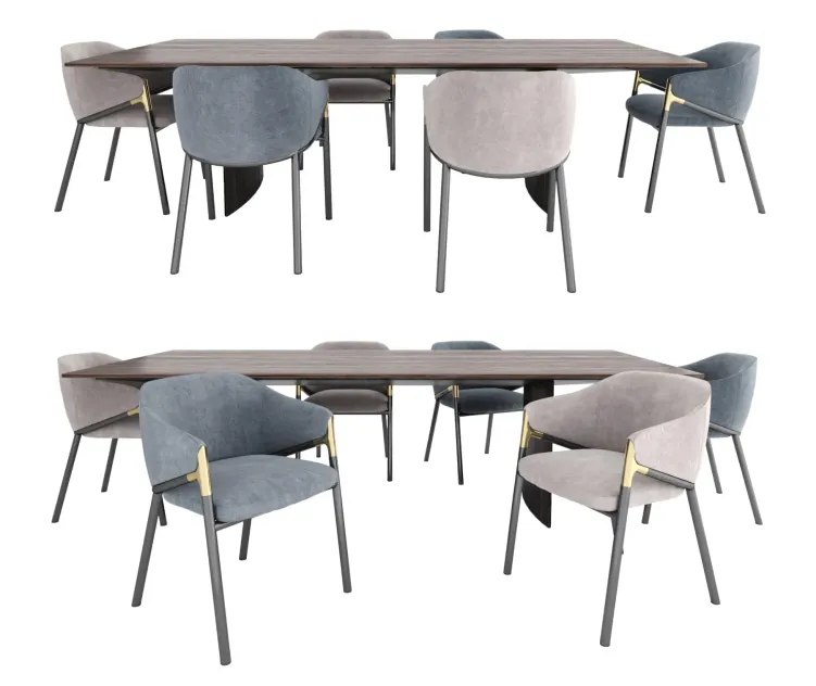 Hammer Guest Chair Minotti Linha Table