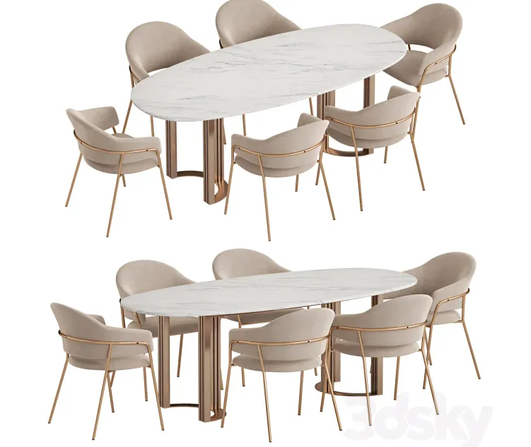 Hudkoff Lord Table Gloria Chair