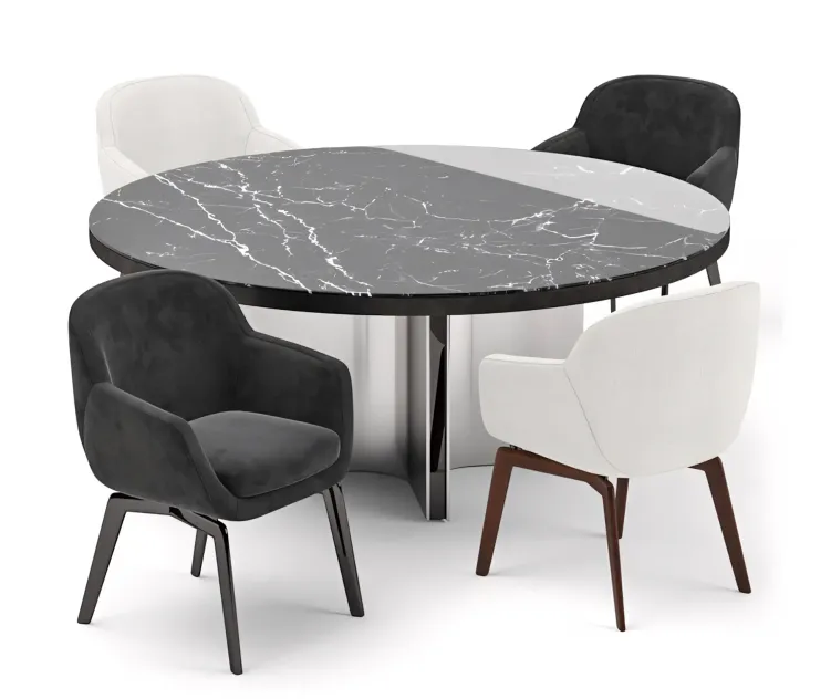 Minotti Belt Chair And Marvin Table