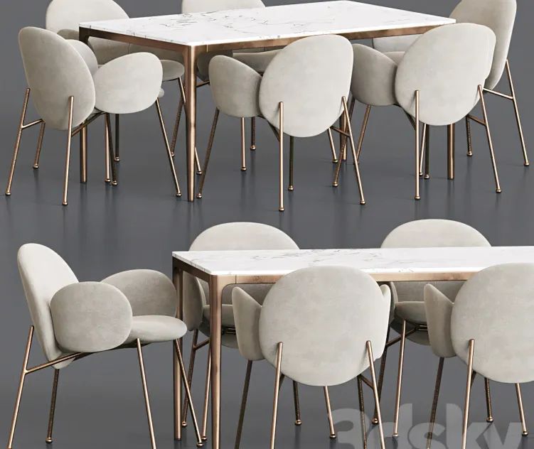 Ola Chair Canto Table Dining Set