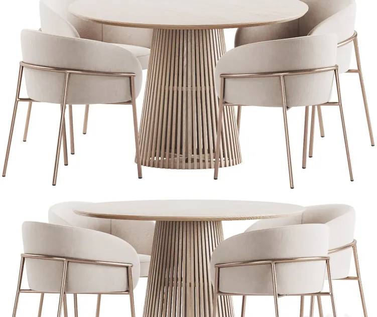 Rimo Chair Jeanette Table Dining Set