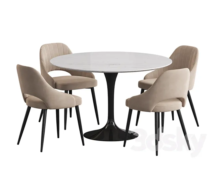 Tulip Table City Fantine Dining Set