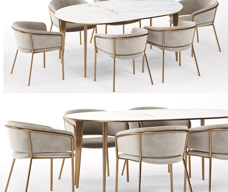 Vilhena II Chair Arden Dining Table