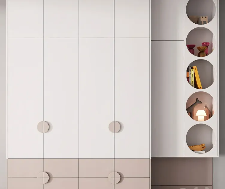Furniture for Children Rack With Round Holes