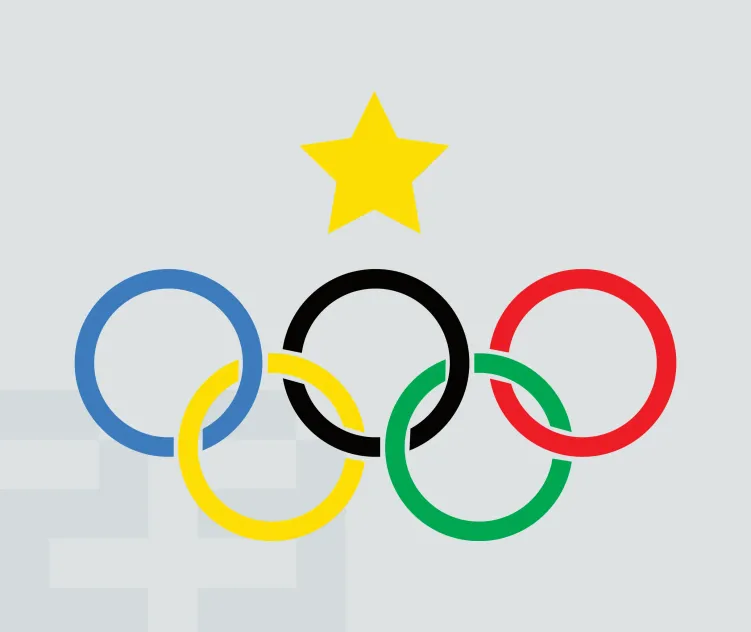 Cerchi olimpici olimpiadi