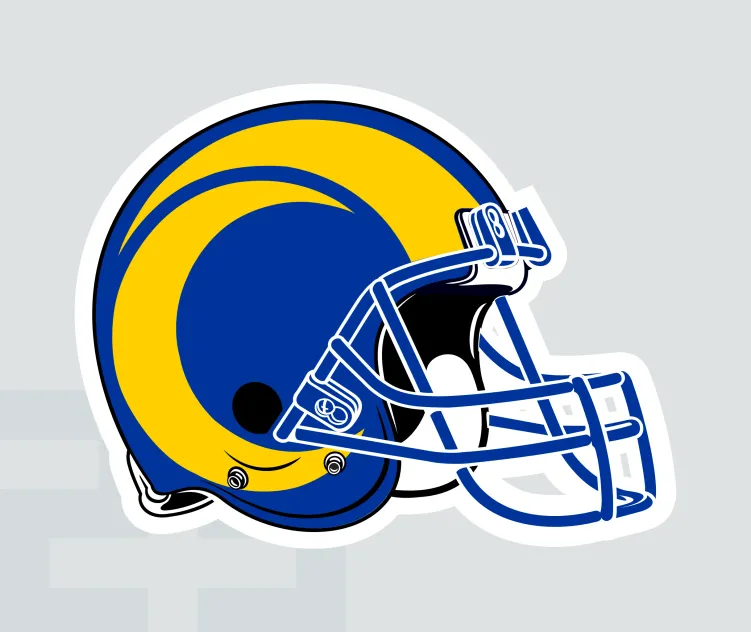 Los angeles rams helmet