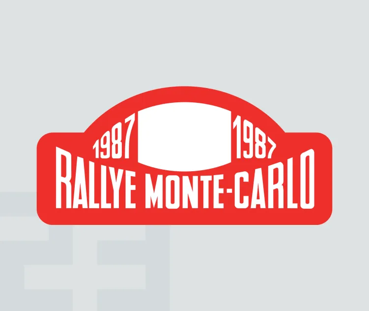 Montecarlo rallye plate