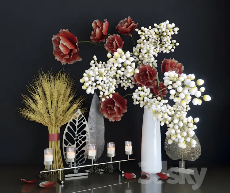 Autumn decorative set