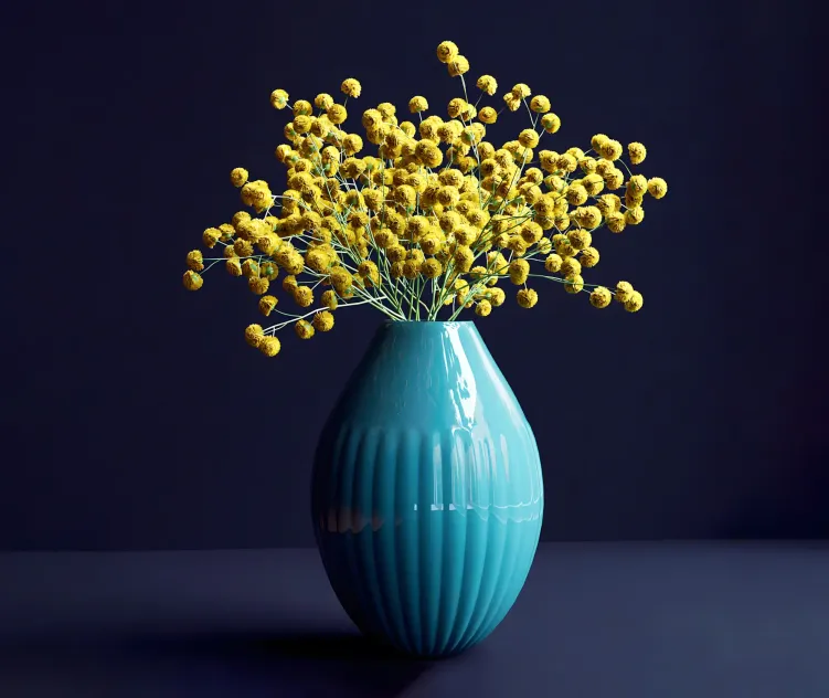 Bouquet of flowers in vase