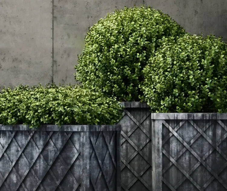 Restoration hardware weathered steel lattice planters