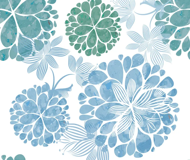 Elegant flower art seamless
