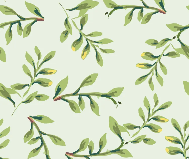 Vintage plant seamless