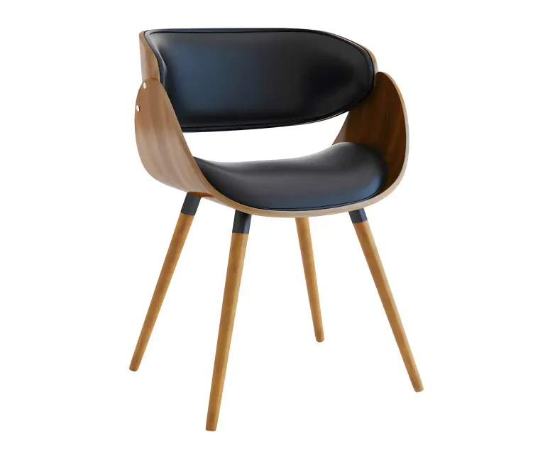 Mid century accent chair by corvus