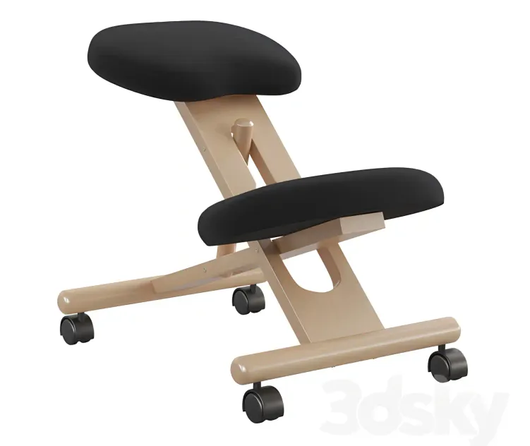 Orthopedic kneeling office smart chair