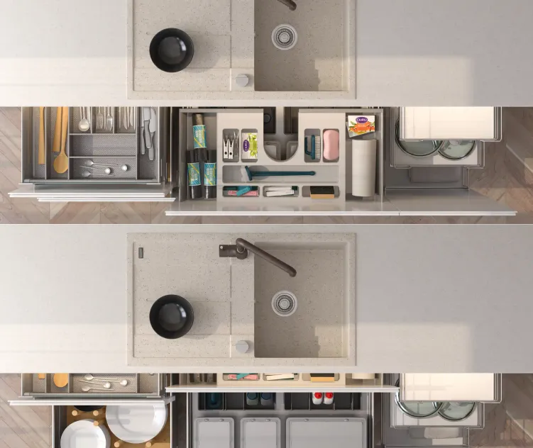 Drawers their filling