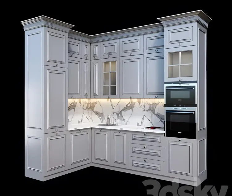 Kitchen in the style of modern classics