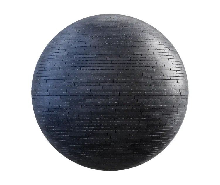Black rectangular concrete pavement
